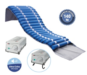 Materac pneumatyczny przeciwodleżynowy zmiennociśnieniowy „Rurowy” lub podkład do materaca