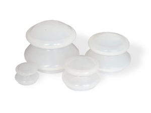 Bańki silikonowe białe