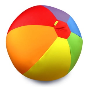 MAGICZNA PIŁKA XXL TĘCZOWA