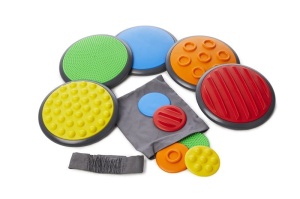 GONGE TACTILE DISCS DYSKI SENSORYCZNE DLA DZIECI ZESTAW I